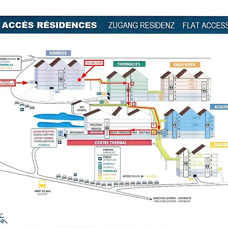 Centre Thermal - Sud Terrasse דירה
