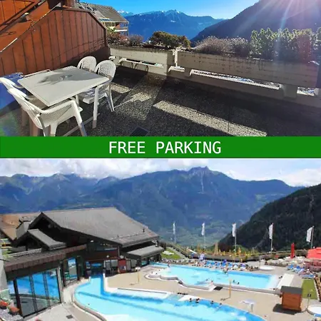 Apartamento Centre Thermal - Sud Avec Grande Terrasse Ovronnaz
