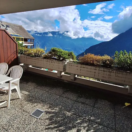 Centre Thermal - Sud Terrasse Apartamento Ovronnaz